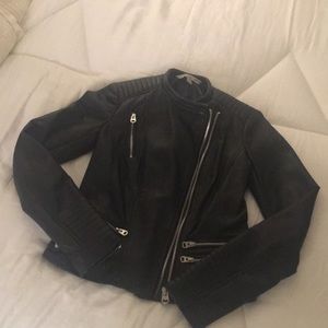 Zara faux leather jacket